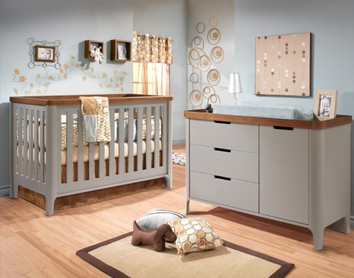 Painted-Grey-Nursery-Furniture-Sets